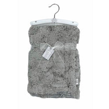 Load image into Gallery viewer, Baby Blanket Sherpa Rose - Grey
