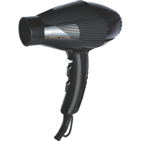 Heat Turbo 3700 Black Hair Dryer Buy Online in Zimbabwe thedailysale.shop