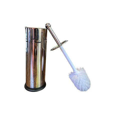Toilet Brush and Holder - Stainless Steel