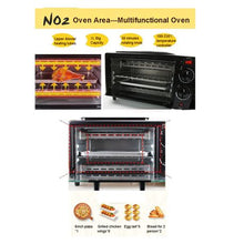 Load image into Gallery viewer, 3-in-1 Home Multi-Functional Breakfast Maker Coffee Mechanical Oven Mini
