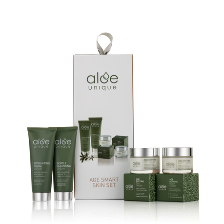 Aloe Unique Age Smart Skin Set Buy Online in Zimbabwe thedailysale.shop