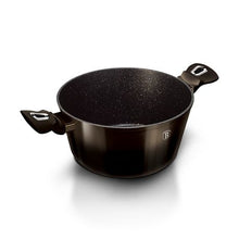 Load image into Gallery viewer, Berlinger Haus 20cm Marble Coating Casserole with Lid - Shine Black Edition
