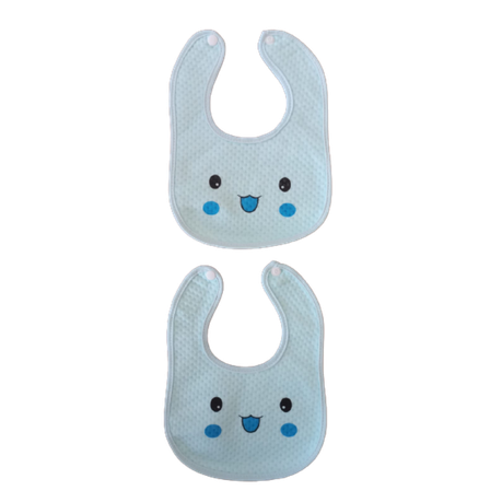 Blue Clothing Bib For Babies - 2 Pack Buy Online in Zimbabwe thedailysale.shop
