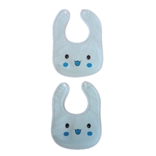 Load image into Gallery viewer, Blue Clothing Bib For Babies - 2 Pack
