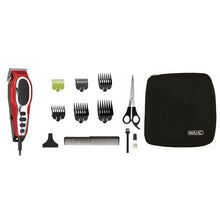 Load image into Gallery viewer, Wahl Close Cut Pro Men&#39;s Hair Clipper 11 Piece - Red
