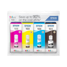Load image into Gallery viewer, Epson 103 4 Pack + FREE Extra Pk of Photo Paper
