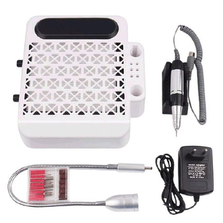 GB 3 In 1 Multifunction Nail Drill Dust Collector And LED Lamp Buy Online in Zimbabwe thedailysale.shop