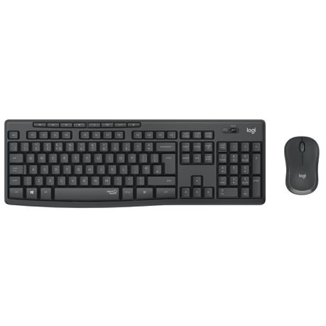Logitech Wireless keyboard and mouse Combo MK295 Desktop Silent (GRAPHITE) Buy Online in Zimbabwe thedailysale.shop