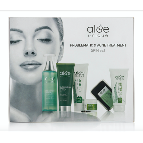 Aloe Unique Problematic & Acne Treatment Skin Set Gift Buy Online in Zimbabwe thedailysale.shop