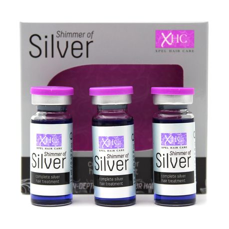 Xpel Shimmer Of Silver Purple Hair Treatment Shot Pack - 3 x 12ml Buy Online in Zimbabwe thedailysale.shop