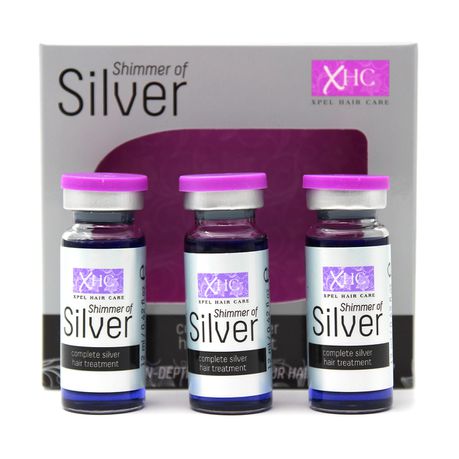 Xpel Shimmer Of Silver Purple Hair Treatment Shot Pack - 3 x 12ml Buy Online in Zimbabwe thedailysale.shop