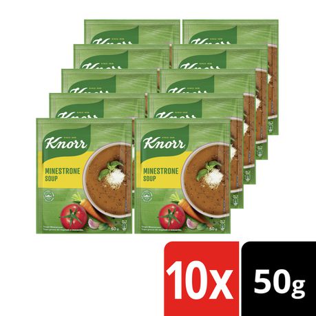 Knorr Minestrone Soup 10x50g Buy Online in Zimbabwe thedailysale.shop