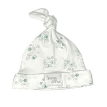 Load image into Gallery viewer, Baby Swaddle Blanket and Newborn Beanie Set - Eucalyptus
