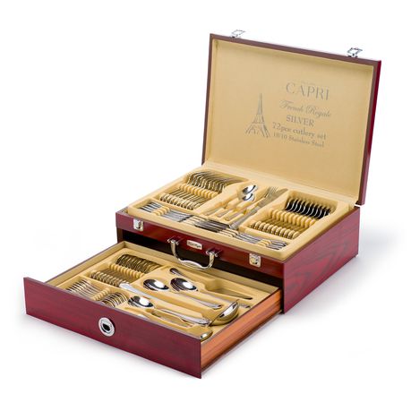 Capri - 72PC French Royale Cutlery Set Buy Online in Zimbabwe thedailysale.shop