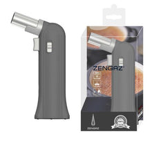 Load image into Gallery viewer, Zengaz ZT-88 Torch Jet Flame Lighter Grey &amp; Zengaz Pure Gas 330ml Refill
