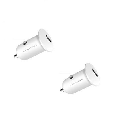 1 Port Mini Car Charger - 1A - 2 Pack