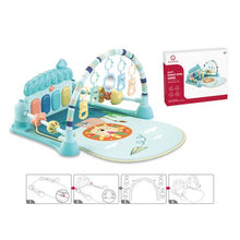 Load image into Gallery viewer, Time2Play Baby Piano Activity Mat Blue
