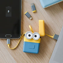 Load image into Gallery viewer, PowerSquad - Minions - Bob 3-in-1 Retractable Charging Cable
