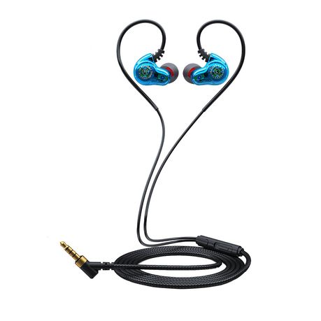 Blue Over Ear Sport In-Ear Earphone (HS610A)
