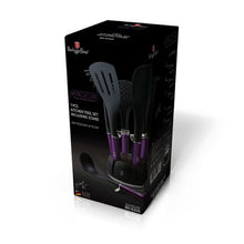 Load image into Gallery viewer, Berlinger Haus 7-Piece Nylon Kitchen Utensil Set - Metallic Line Purple
