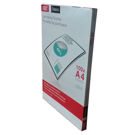 Rexel A4 150micron Light Laminating Pouches (100 Pack) Buy Online in Zimbabwe thedailysale.shop