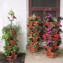 Load image into Gallery viewer, Garden Vertical Stacking Potting Set of 5
