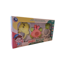 Load image into Gallery viewer, Baby Rattles 3 Pieces
