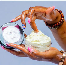 Load image into Gallery viewer, Moshy Skin. Glow up Whipped Shea Butter. 100% freshly made organic
