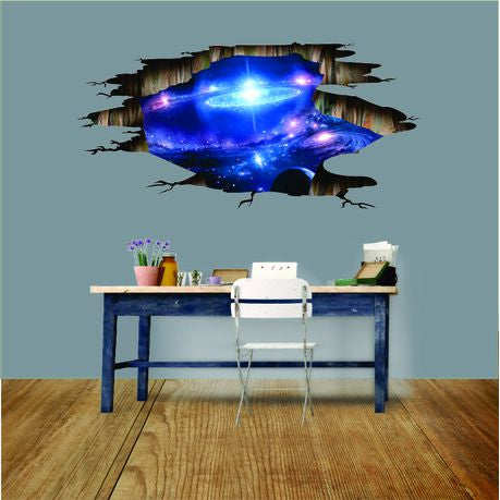 Hole in the Wall Galaxy Wall Sticker Buy Online in Zimbabwe thedailysale.shop