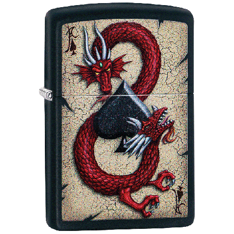 Zippo Lighter - 218 Dragon Ace Design Buy Online in Zimbabwe thedailysale.shop