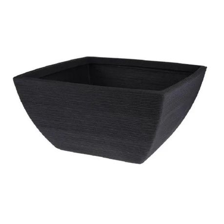 ECO Flowerpot Ribbed Square