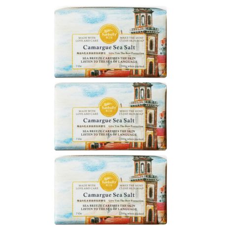 Lilhe Pack of 3 Carmague Sea Salt Soap- 200g x 3