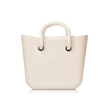 Load image into Gallery viewer, Original Magpie Beige Tote Bag With Beige Inner And Rope Handles
