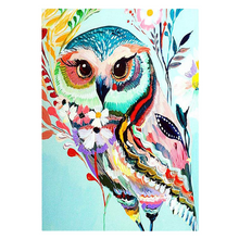 Load image into Gallery viewer, Paint by Numbers Nordic Scandinavian Owl Art Craft Kit Wall Gift Decoration
