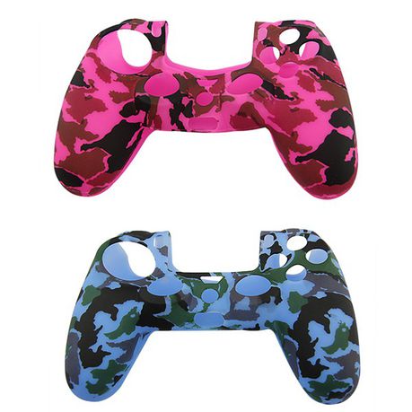 Unibright  Silicone Covers (Pack of 2) Pink and Blue Camo for PS4 Buy Online in Zimbabwe thedailysale.shop