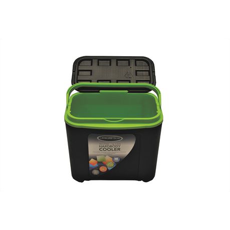 Leisure-Quip 10L Cooler Box - Black & Green