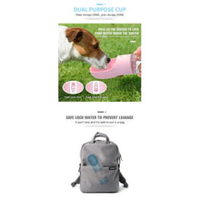 Load image into Gallery viewer, Portable Pet Drinking Water Dispenser and Food Snack Bottle
