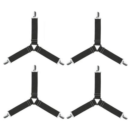 Set of 4 Triangle Elastic Bed Sheet Fastener Clips Buy Online in Zimbabwe thedailysale.shop