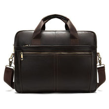 Load image into Gallery viewer, Genuine Leather Uptown 14 Laptop Briefcase
