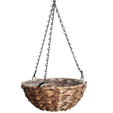PH Garden - Small Round Plastic Lined Hanging Basket Tan Buy Online in Zimbabwe thedailysale.shop