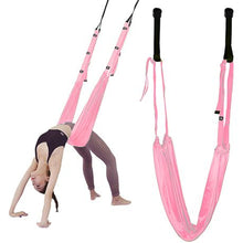 Load image into Gallery viewer, Flexibility Leg Stretching Strap Aerial Yoga Belt for Dance Fitness-Pink
