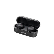 Load image into Gallery viewer, Canyon True Wireless Earbuds with charging case - Earpads included - Black
