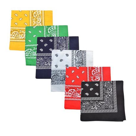 Unisex Bandanas - Set Of 6 Buy Online in Zimbabwe thedailysale.shop