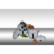 Load image into Gallery viewer, 6 Piece Stainless Steel Thermal Technology Cookware Set
