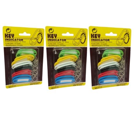 SourceDirect - Key Tags / Key Rings - Pack of 3 (36 Piece in Total) Buy Online in Zimbabwe thedailysale.shop