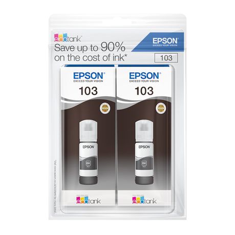 Epson 103 Ecotank Double Pk Black Ink Buy Online in Zimbabwe thedailysale.shop
