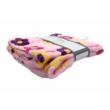 Load image into Gallery viewer, Infants Cutwork Fleece Receiver - Flowers
