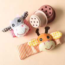 Load image into Gallery viewer, Bum Bum Baby Super Soft and Gentle Wrist Rattle (Pack of 2)
