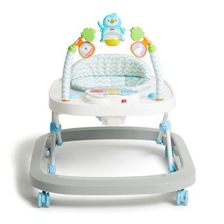 George & Mason Baby - Penguin Toy Blue Chevron Walker Buy Online in Zimbabwe thedailysale.shop