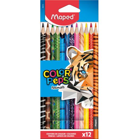 Maped Animal Triangular Colour Pencils 12's Buy Online in Zimbabwe thedailysale.shop
